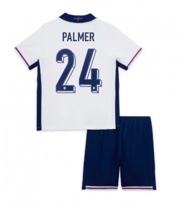 Inglaterra Cole Palmer #24 Primera Equipación Niños Eurocopa 2024 Manga Corta (+ Pantalones cortos)